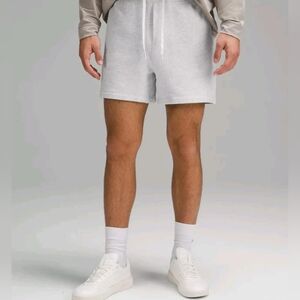 ​Lululemon Steady State Relaxed Short 5" Grey Size L Cotton Retro